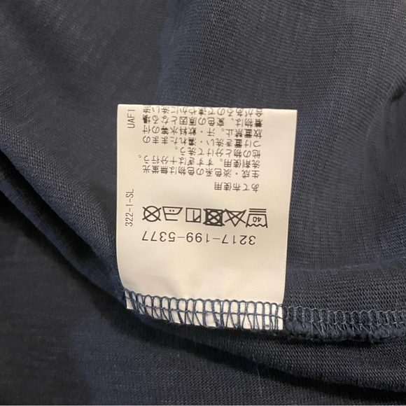 Tokyo Japan United Arrows Heavyweight Crew Neck Pocket Tee - Picture 8 of 9